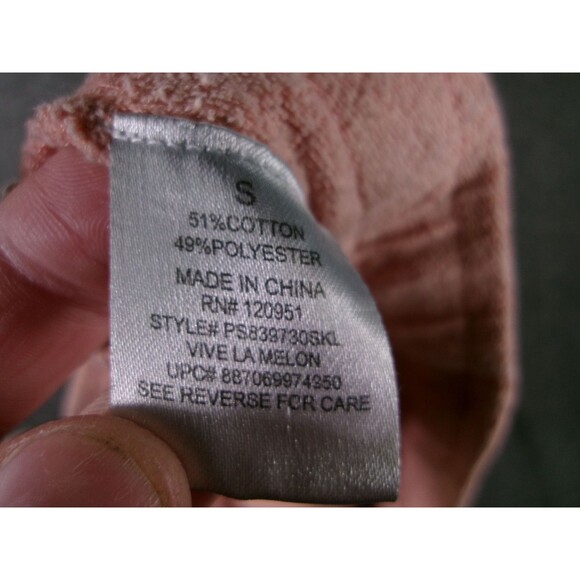 Pink Republic Shorts Womens S Terry Cloth Lounge Elastic Waist Pockets Pink - Picture 8 of 10